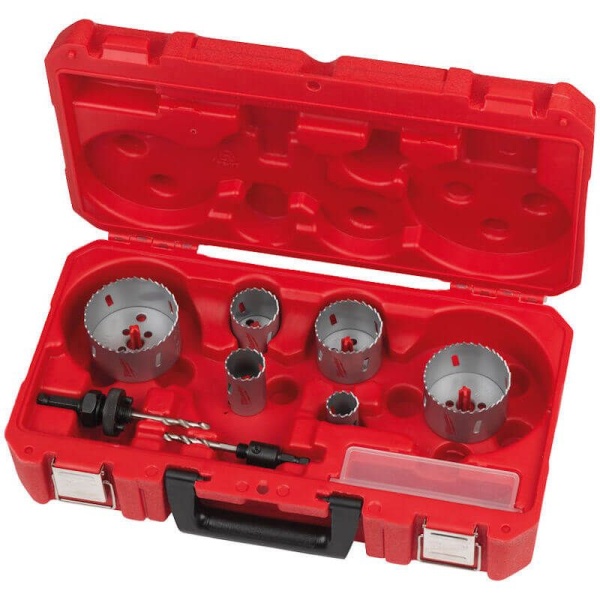 Milwaukee 10 Piece Bi-Metal Contractor Holesaw Set