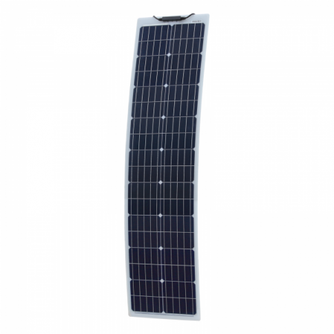 PHOTONIC UNIVERSE 80W REINFORCED NARROW SEMI-FLEXIBLE SOLAR PANEL WITH A DURABLE ETFE COATING