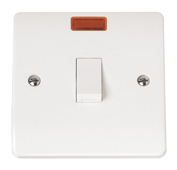 Click Mode 20A DP Plate Switch With Neon