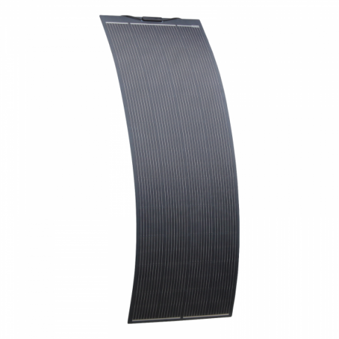 PHOTONIC UNIVERSE 270W BLACK SEMI-FLEXIBLE FIBREGLASS SOLAR PANEL WITH DURABLE ETFE COATING