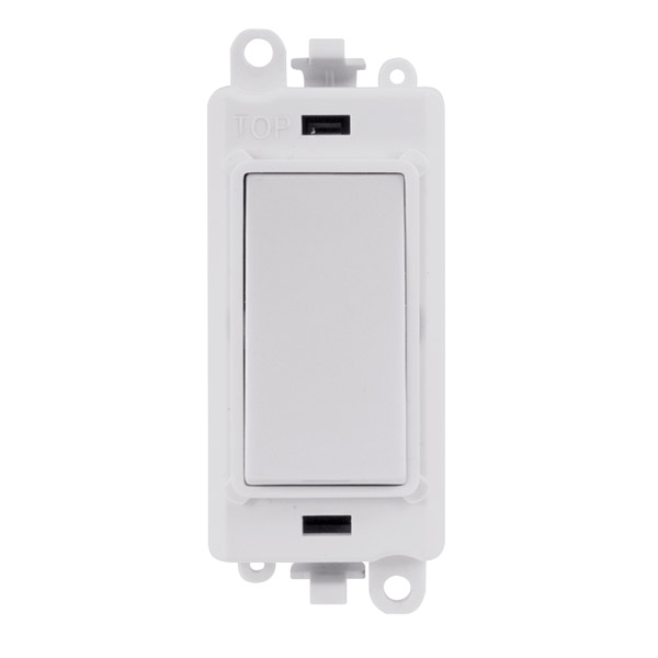 Click Grid Pro 1 Way Switch Module White