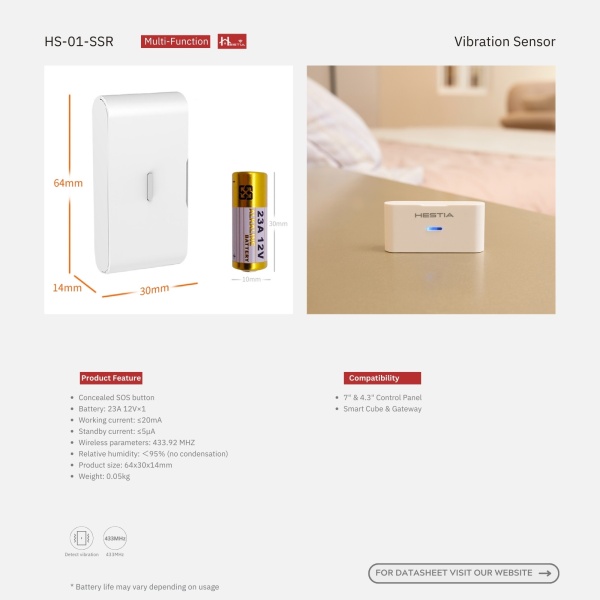 HESTIA Vibration Sensor