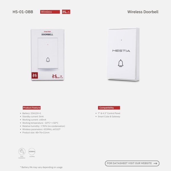 HESTIA Wireless Doorbell