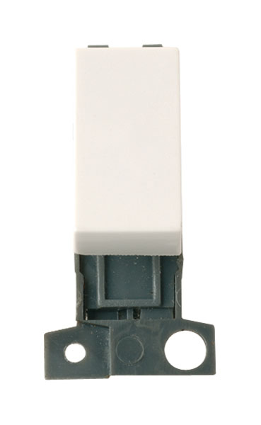 Click MiniGrid Polar White Intermediate Switch Module