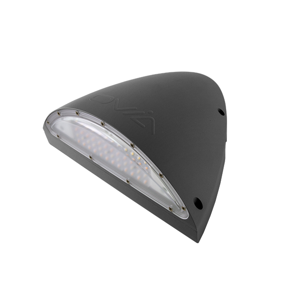 Ovia 25W LED Wall Pack - Standard/Photocell - IP66 - CTA - Anthracite Grey