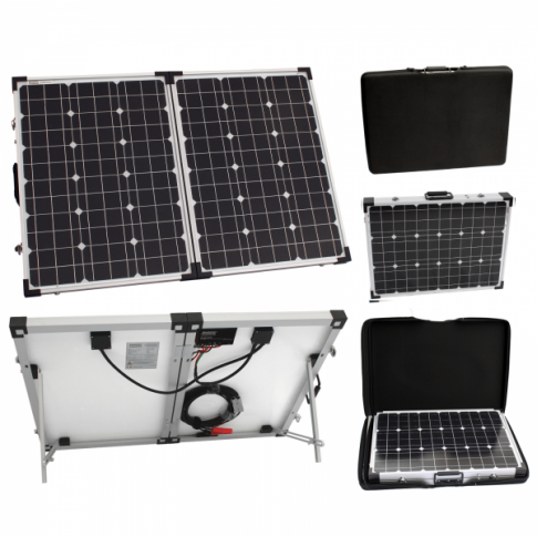 PHOTONIC UNIVERSE 100W 12V FOLDING SOLAR CHARGING KIT