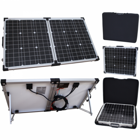 PHOTONIC UNIVERSE 80W 12V FOLDING SOLAR CHARGING KIT