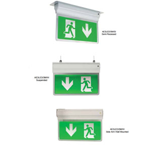 Ansell 3 in 1 Emergency Exit Sign