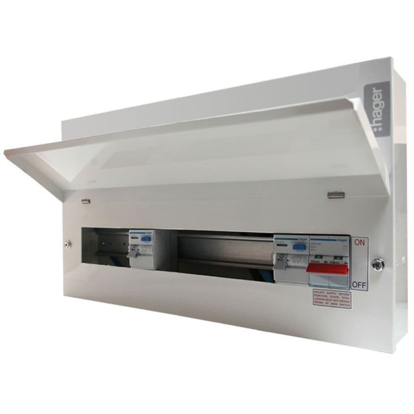 Hager VML916CURK 16 Way Hi-Integrity Consumer Unit with round knockouts