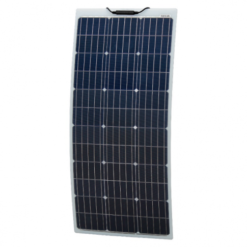 PHOTONIC UNIVERSE 100W REINFORCED NARROW SEMI-FLEXIBLE SOLAR PANEL WITH A DURABLE ETFE COATING