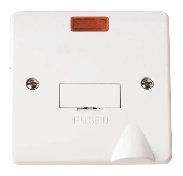 Click Mode 13A FCU With Neon & Optional Flex Outlet