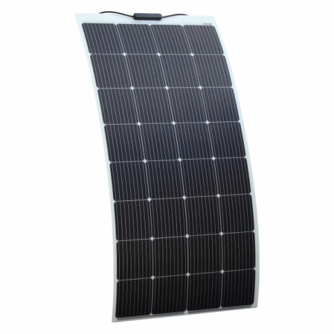 PHOTONIC UNIVERSE 150W SEMI-FLEXIBLE FIBREGLASS SOLAR PANEL WITH DURABLE ETFE COATING