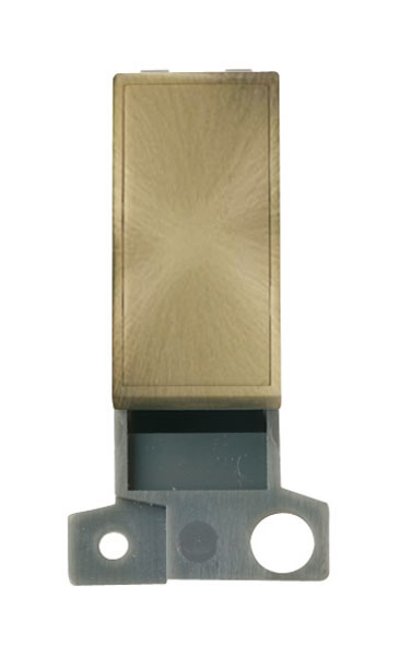 Click MiniGrid Antique Brass Blank Module