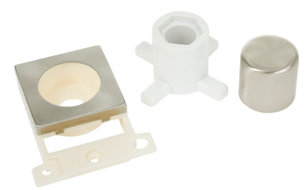 Click Satin Chrome Dimmer Module Mounting Kit