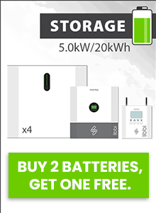 Myenergi Libbi Hybrid 5.0kW/20kWh - Buy 2 Batteries Get One Free Promotion