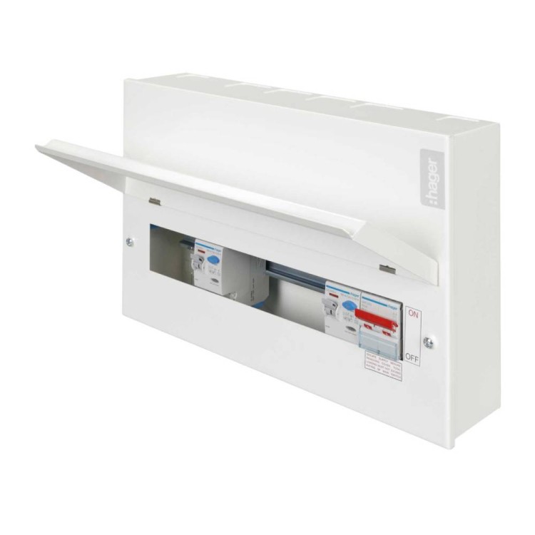 Hager VML910CU Consumer Unit 10 Way 100A